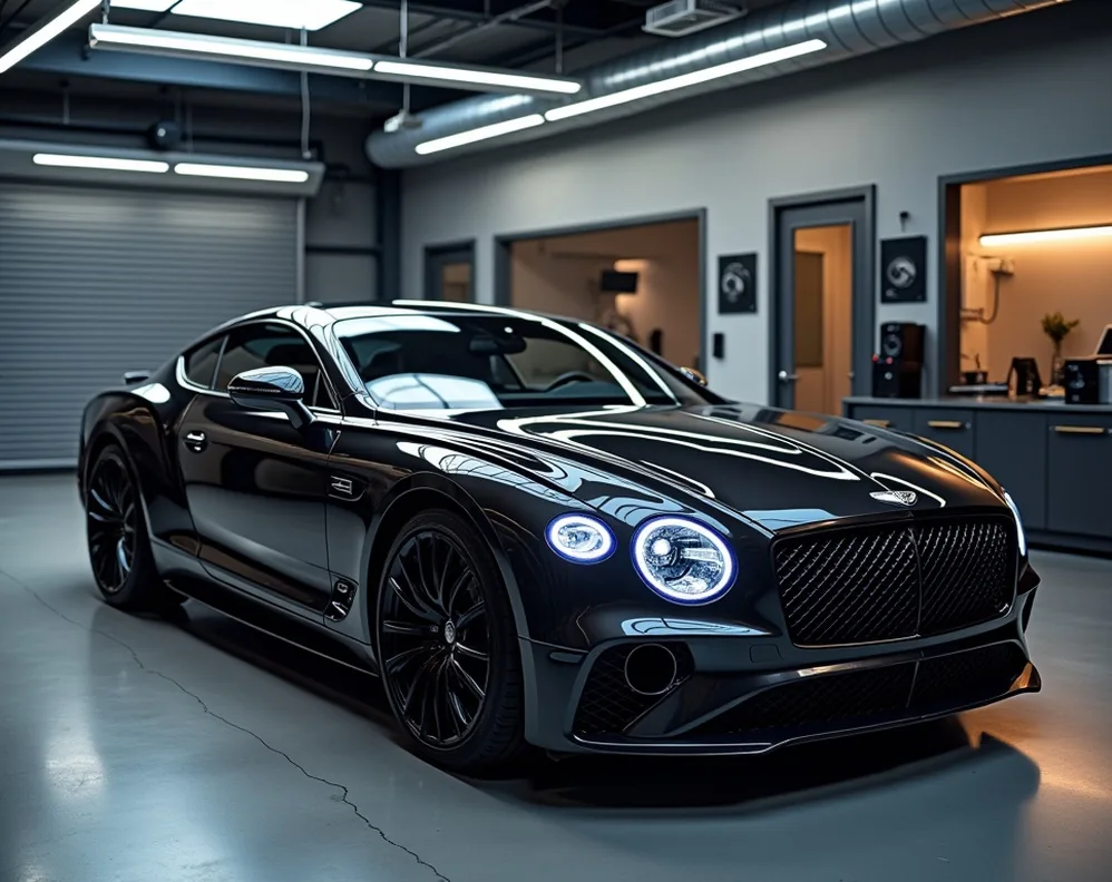 High-end car detailing studio facility